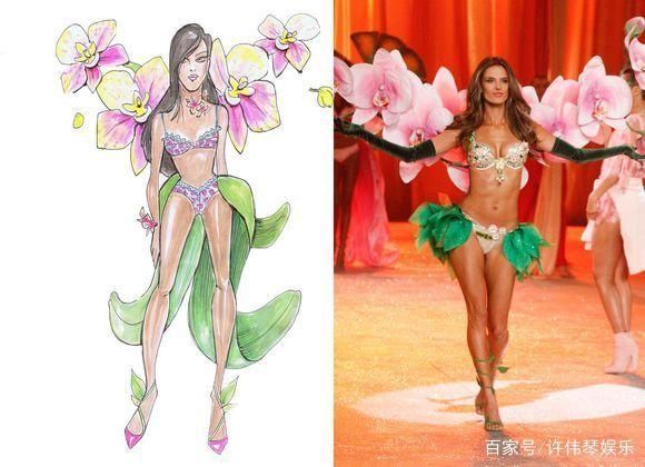 欣赏一批维密的设计手稿，和实物相比，哪个更惊艳？