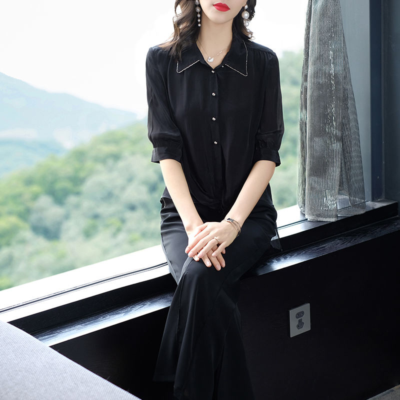 女生穿上“阔腿裤”套装，走起路来优雅知性，实在美的让人窒息