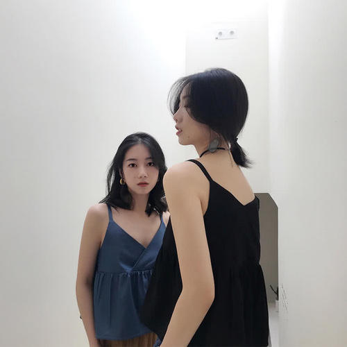 外穿吊带小背心，性感出街，凉爽一夏！