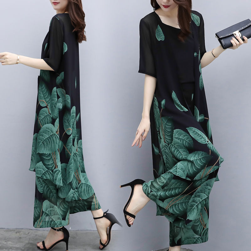 新款雪纺阔腿裤套装，一款比一款美，高雅时髦，贼迷人