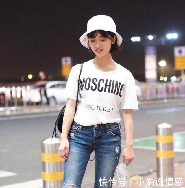 看见沈月未修图我沉默了，这腿型真是泥石流，还是日系少女