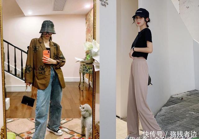 显瘦■今年爆火的牛仔阔腿裤,小个子就别穿了!想显高显瘦,穿它呀