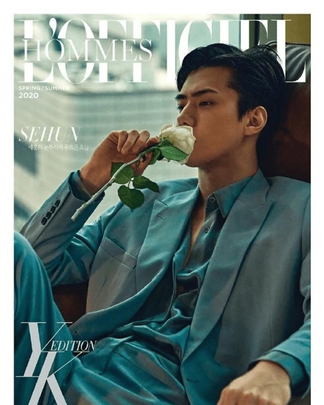 [吴世勋]SM两大门面的颜值暴击！俊美吴世勋，绝美林允儿，前后辈同登封面