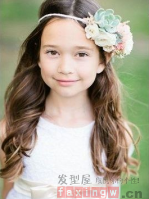可爱儿童公主长发发型 完美打造甜美公主范