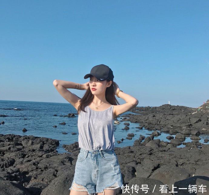 美女海边写真，风景好美，是在哪个岛上拍的？