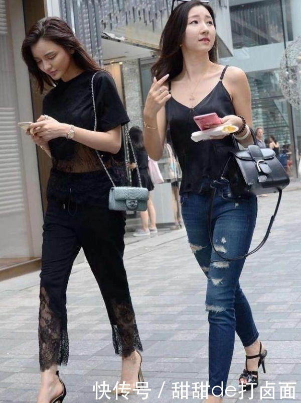  『有型』精致有型的牛仔裤美女，呈现出女神的甜美感！