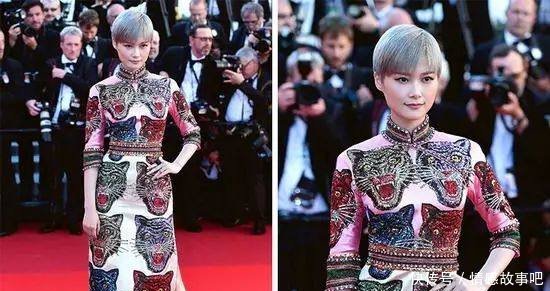 李宇春为了女人味穿起了裙子，但是脚上的鞋子却暴露了一切！