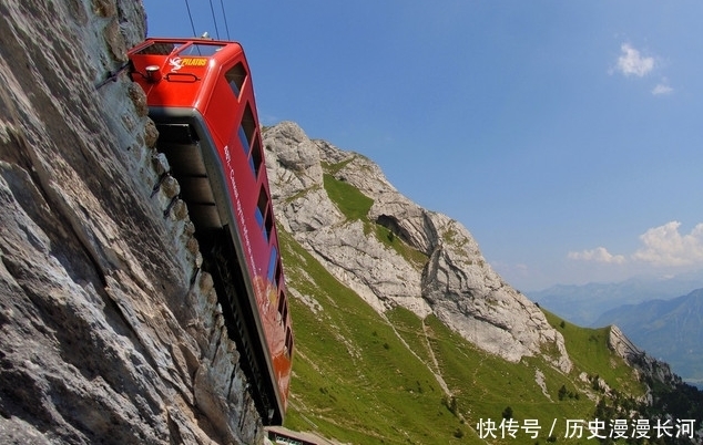 全球最惊险的铁路:最大坡度48度时速仅7公里,周边景色堪称一绝