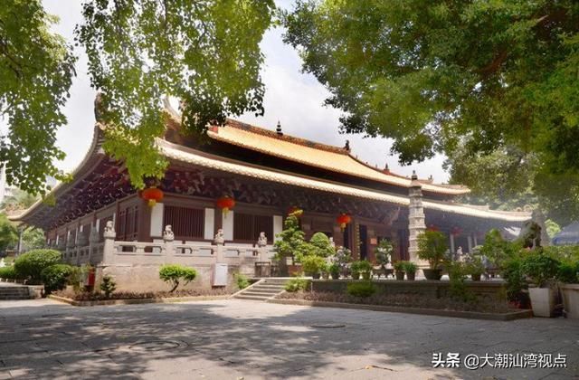 广东四大名刹：潮州开元寺、韶关南华寺、广州光孝寺和肇庆庆云寺