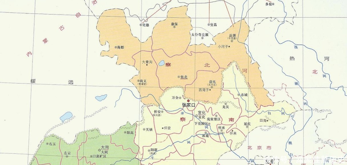  调整：山西与察哈尔的区划调整，察哈尔13个县，为何划入了山西省