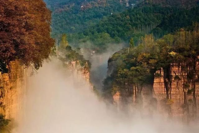 河南这座山村曾住着李世民的红颜知己 每到秋天风景如画