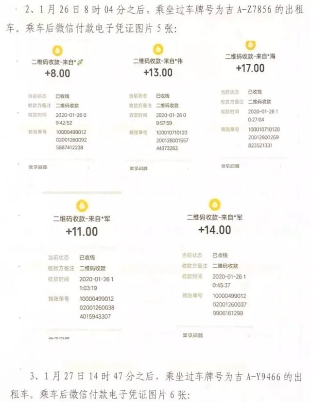 病例：紧急扩散！长春3名确诊病例乘坐出租车信息公布