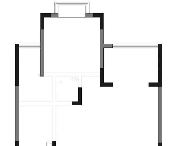  【设计】72㎡新房的高级场面：一进门就被吊顶吸引，隐形踢脚线太赞了！