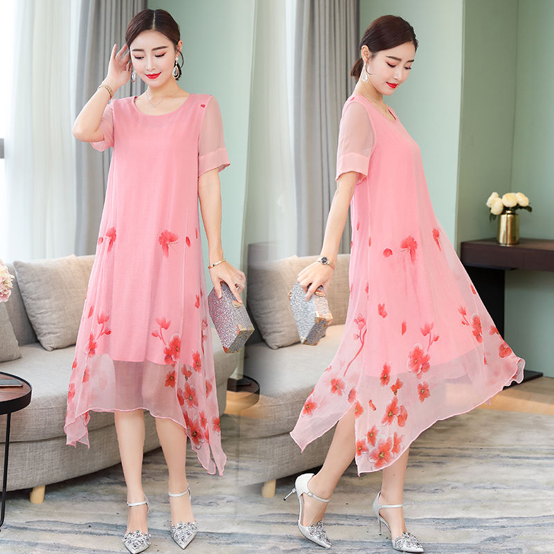 三伏天，别傻傻穿阔腿裤!新出炉的连衣裙，51岁妈穿比旗袍还美
