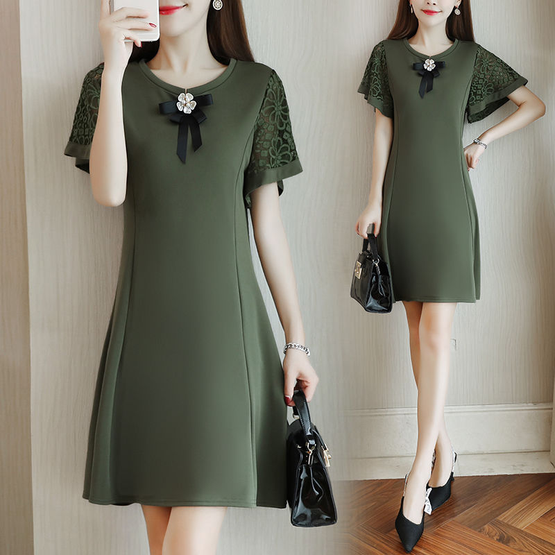 200斤姐姐嫩得像18岁，原来竟穿了5XL大码裙!洋气又显瘦