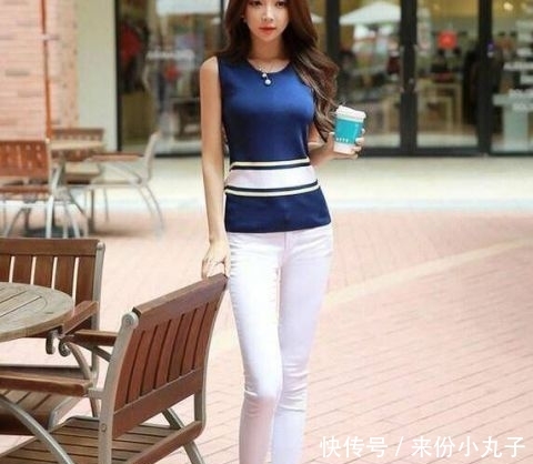「 潇洒」彰显女性好身姿!,潇洒干练的牛仔裤美女