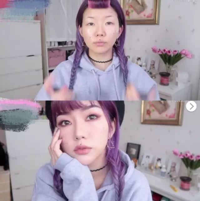 5位美女晒化妆前后照片,最后那个确定是凤姐?网友:不再信网恋!