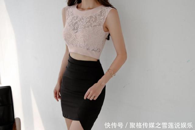 孙允珠，室内摆拍蕾丝镂空小衣，尖头细跟瞬间变身高冷女神！