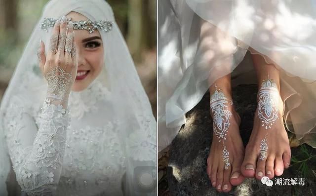 刺青太疼、海娜太夸张，那就试试白色纹身吧，城会玩！