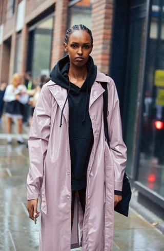  模特@街拍|伦敦时装周下班后 长腿模特们怎么穿搭呢？