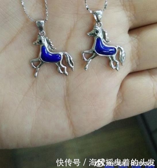  首饰■银镀金镶嵌青金首饰
