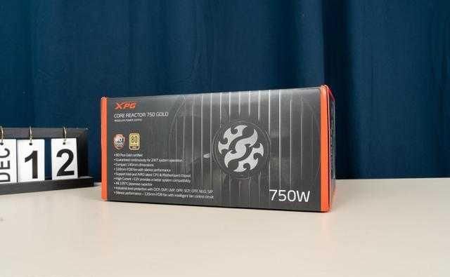  「减少」额定功率大的电源，耗电反而减少了！XPG CR750G金牌全模组电源