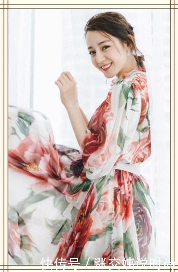 舒畅不过烫了个头发，简直美到开挂，撞衫女神迪丽热巴也一点不差