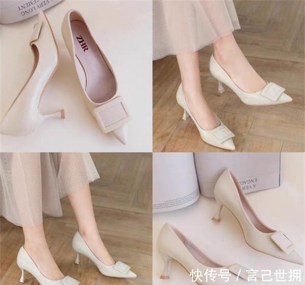  [少女]春季气质百搭的单鞋分享，可清新少女可职场气质，你get到了吗？