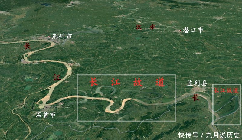  来回都顺@长江最惨支流，60公里被截断三次，河道直接缩短50多公里