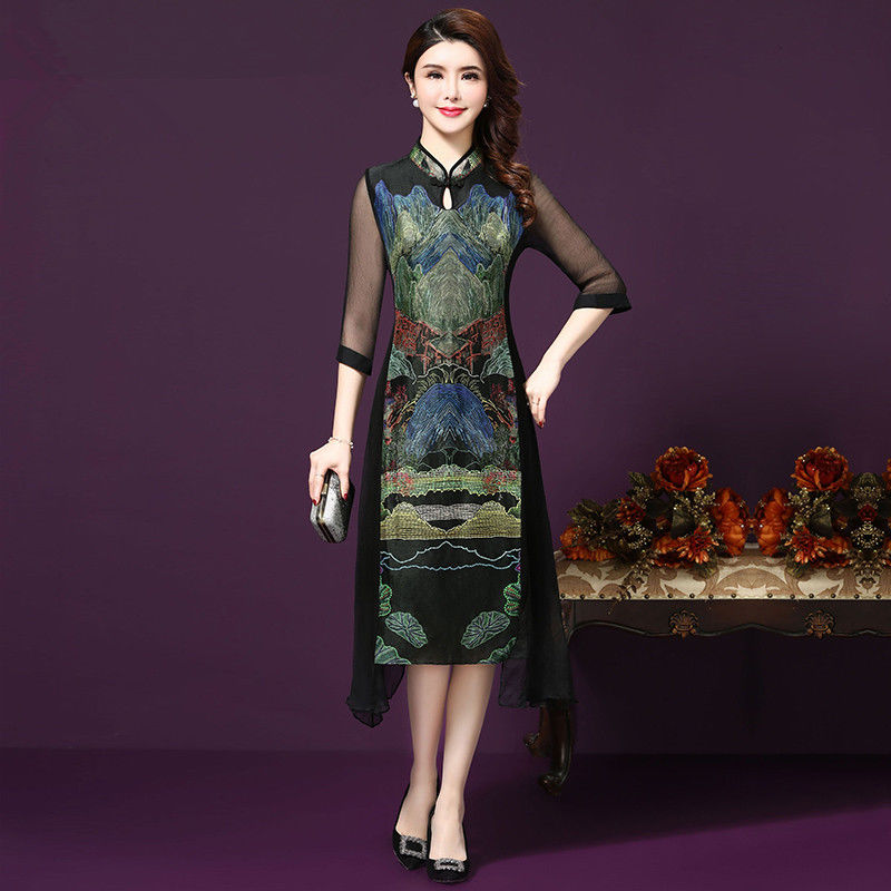 别穿代代相传的连衣裙了!今年的真丝裙太洋气，穿了舍不得脱