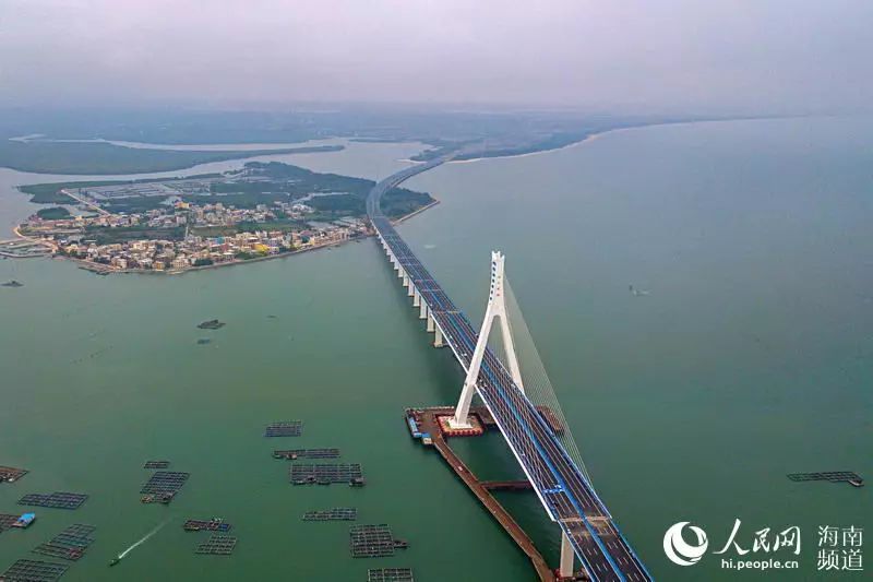 海南最长的跨海大桥 ——海文大桥主体完工，通车前最新样貌震撼