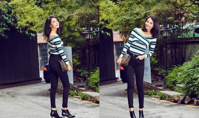 高圆圆真时髦！白色连衣裙就靠两根线支撑着，网友：线断了咋办？