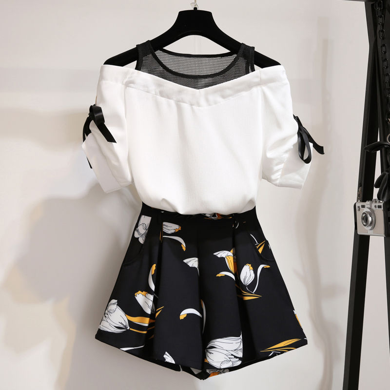 美到扎心!凉爽俏皮短裤套装，清爽方便显腿长，自带白富美气质