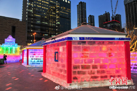 好嗨哦!“冰宫”里吃火锅 感受冰火两重天