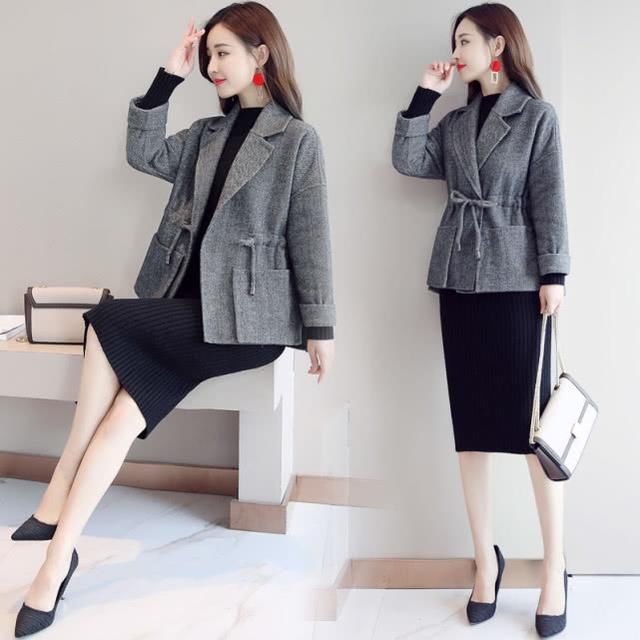 小个子女人别买羽绒服啦,太显矮!今年流行大衣+裸靴,楚楚动人