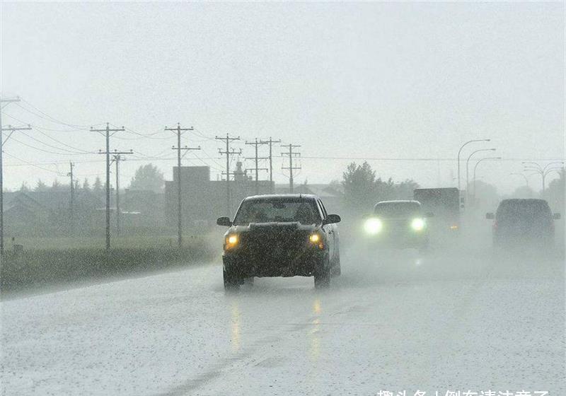  【高速】高速开车突遇暴雨，此时应打开双闪还是雾灯？交警：保