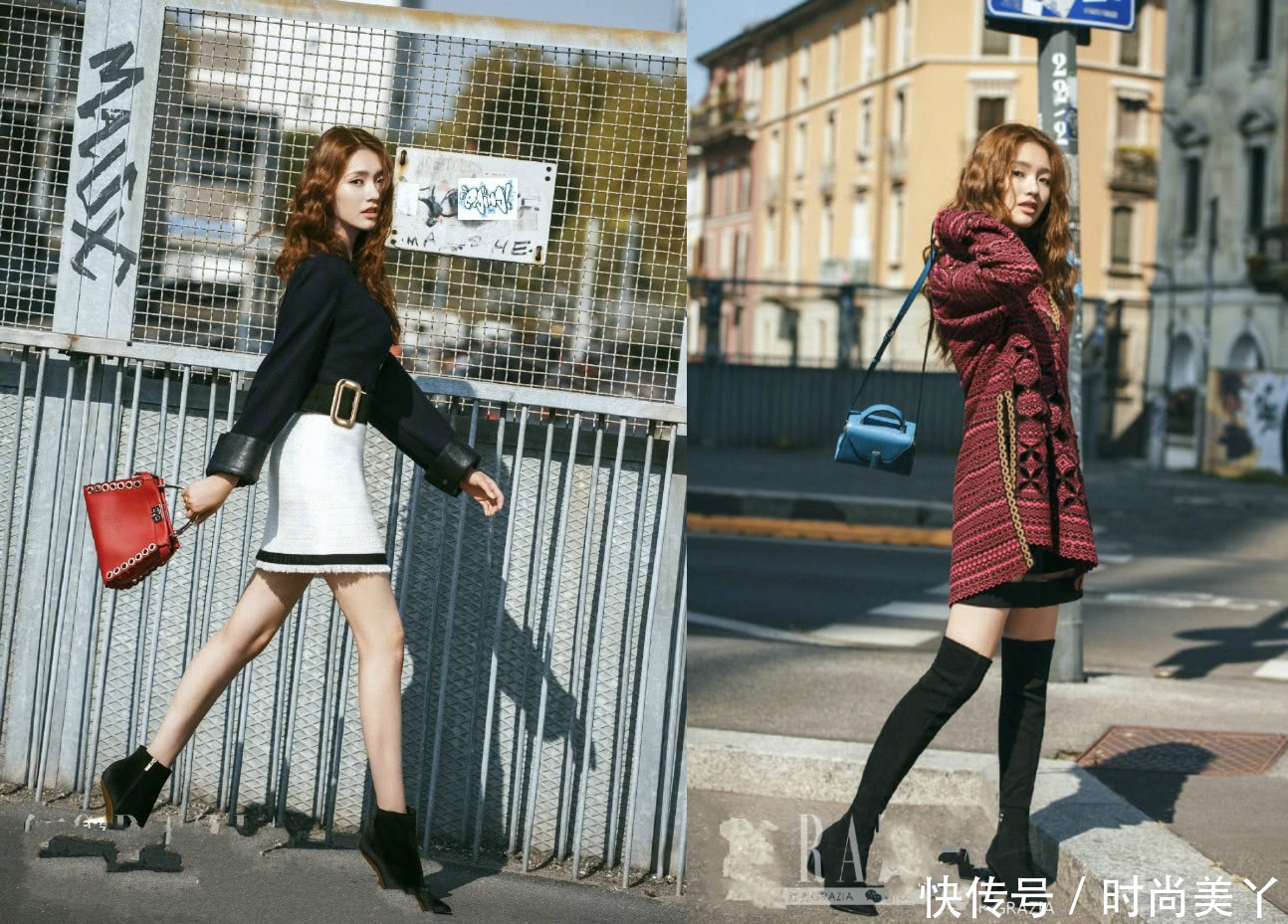 林允穿件蓝T就敢上街，大长腿超抢镜，网友：终于做回自己了！