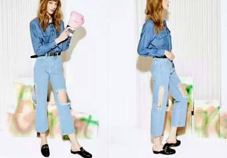 矮个子穿牛仔裤，千万你避开这4种款式