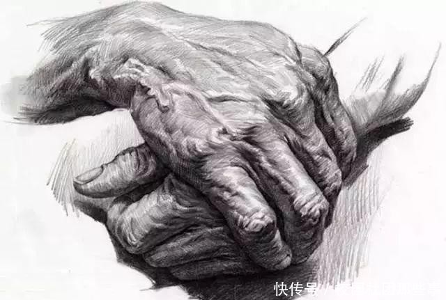  [素描]素描｜360度手部素描干货，值得你收藏！