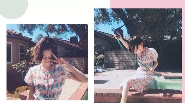  #天空蓝#这个夏季超火的“糖果”穿搭，一起来做个甜甜的糖果女孩