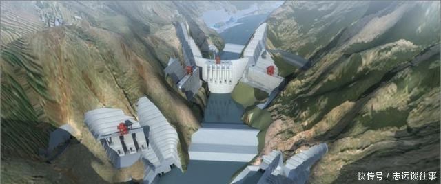 中国在建的三峡兄弟水电站, 投资超1000亿, 号称在“豆腐块”里施