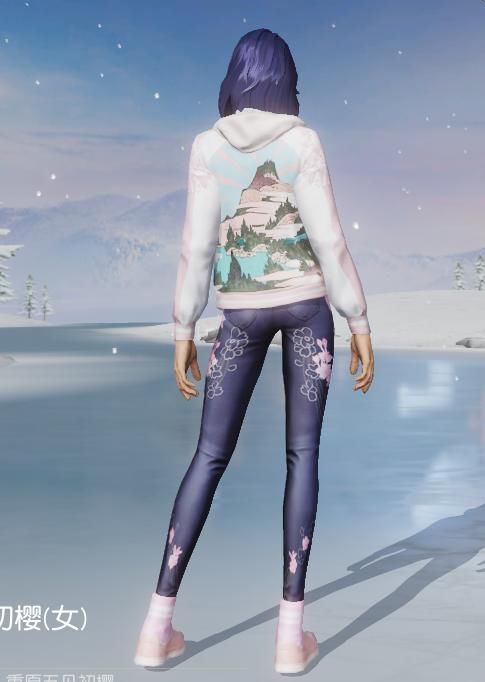 荒野行动时装秀：性感撩人大长腿，超级经典背影杀！拿去舔屏吧！