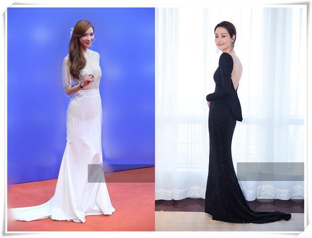 一直以为林志玲穿人鱼裙是全世界，看到马伊琍这效果，我无话可说