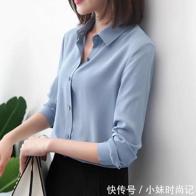  女装韩版@OL必备的气质衬衫，气质女人的最佳选择，简直美爆