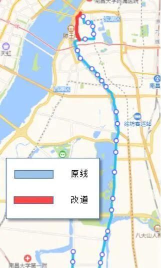  #叠山路胜利路口#最新消息：5月3日起 南昌多条公交线路调整