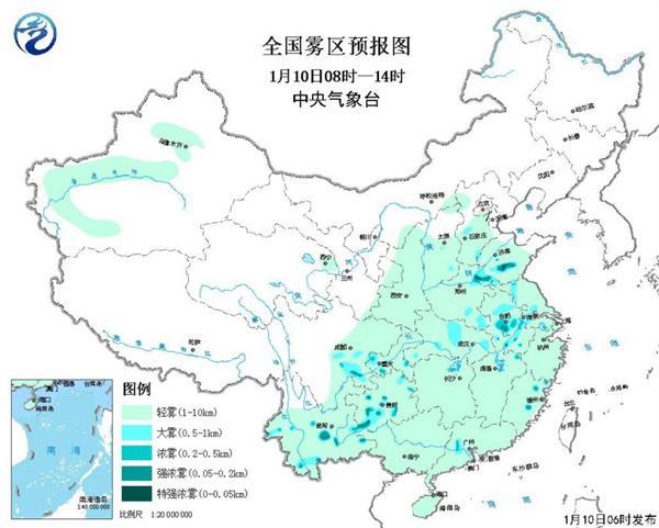 南方雨雪减弱难停歇 华北黄淮回暖霾来扰