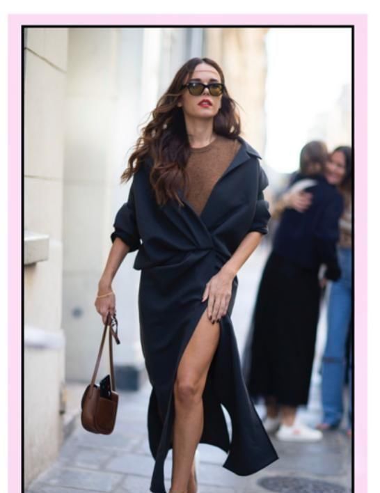  「风衣」春季风衣新穿法，变成裙装款式简约更百搭，穿上遮肉显瘦又时髦