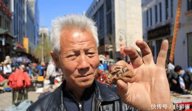 大爷捡了个的石头喊出100000高价，少一分都不卖，村民差不多得了