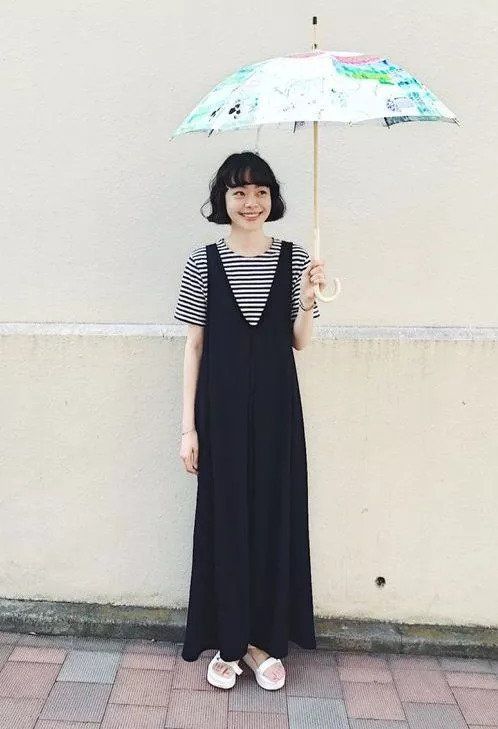 吊带裙真的百搭又好看