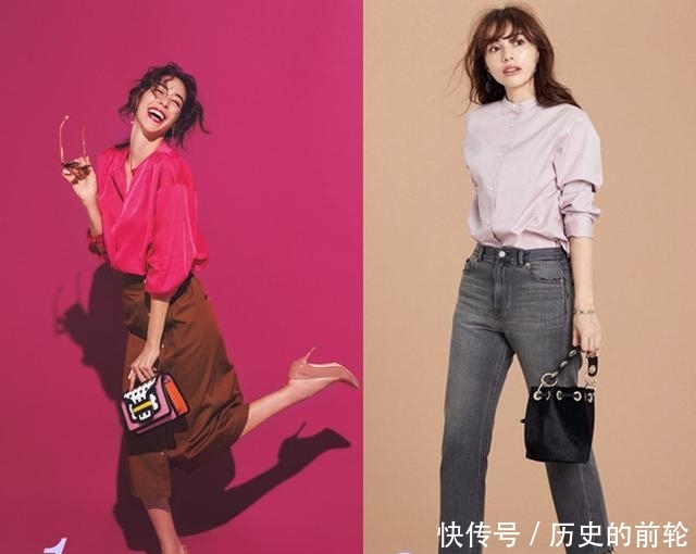 #立领衬衫#2020年春夏衬衫就要这样穿,不装嫩不老气,优雅精致又有高级感!